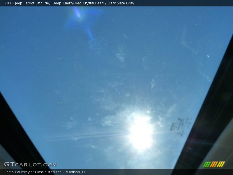 Deep Cherry Red Crystal Pearl / Dark Slate Gray 2016 Jeep Patriot Latitude