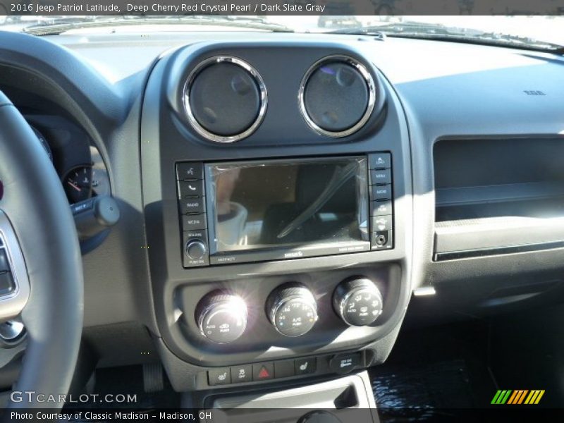 Deep Cherry Red Crystal Pearl / Dark Slate Gray 2016 Jeep Patriot Latitude