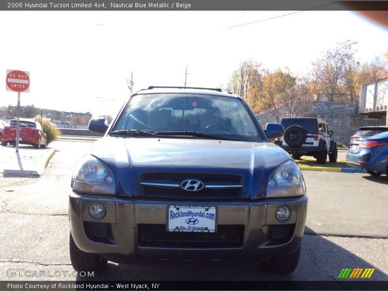 Nautical Blue Metallic / Beige 2006 Hyundai Tucson Limited 4x4