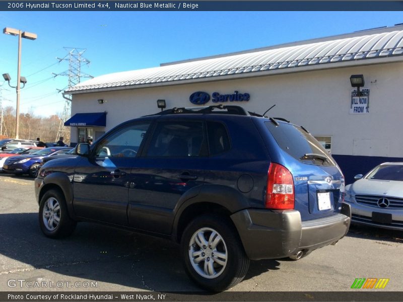 Nautical Blue Metallic / Beige 2006 Hyundai Tucson Limited 4x4