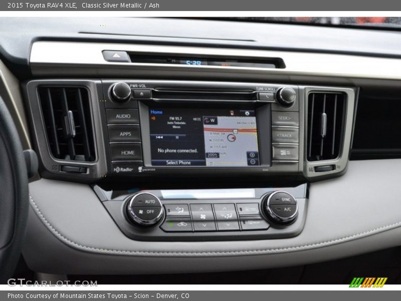 Classic Silver Metallic / Ash 2015 Toyota RAV4 XLE