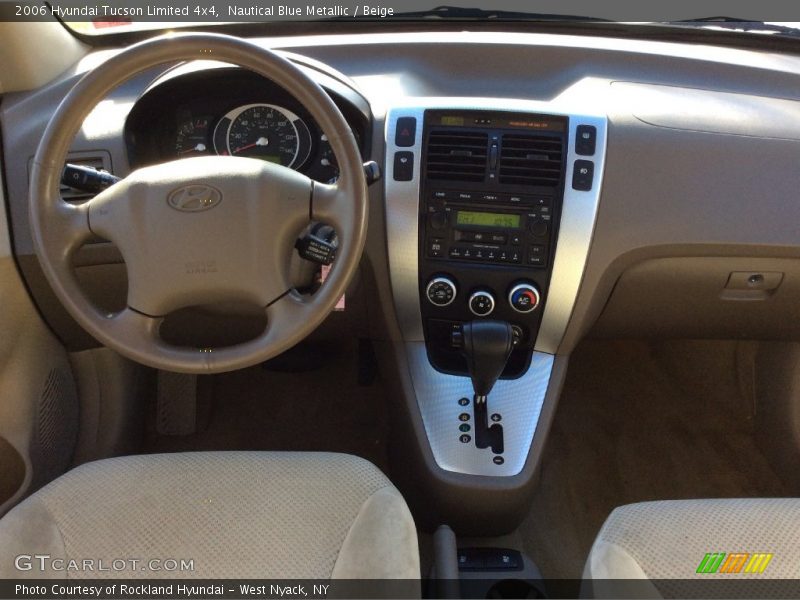 Nautical Blue Metallic / Beige 2006 Hyundai Tucson Limited 4x4