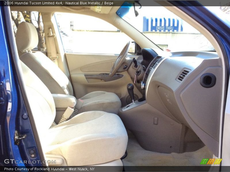 Nautical Blue Metallic / Beige 2006 Hyundai Tucson Limited 4x4