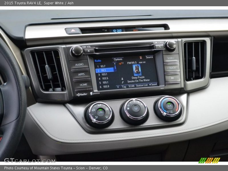 Super White / Ash 2015 Toyota RAV4 LE