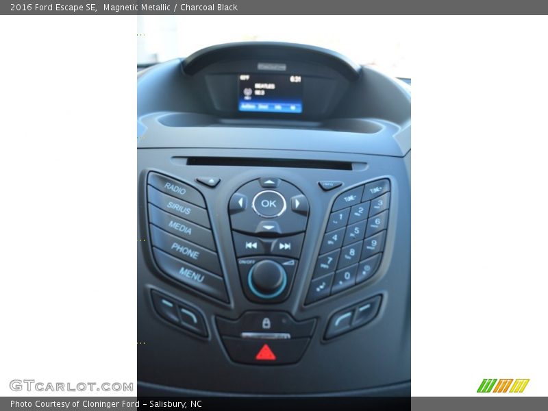 Magnetic Metallic / Charcoal Black 2016 Ford Escape SE