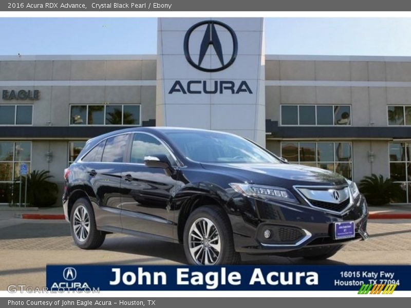 Crystal Black Pearl / Ebony 2016 Acura RDX Advance