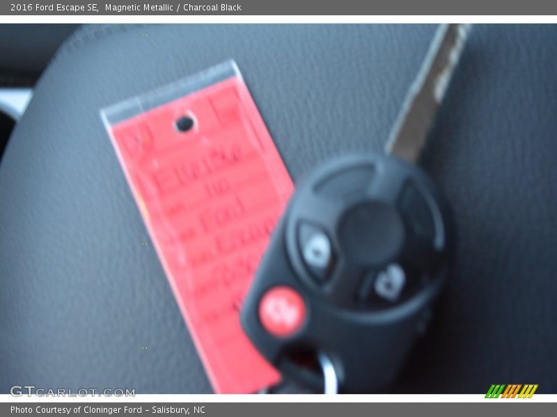 Magnetic Metallic / Charcoal Black 2016 Ford Escape SE