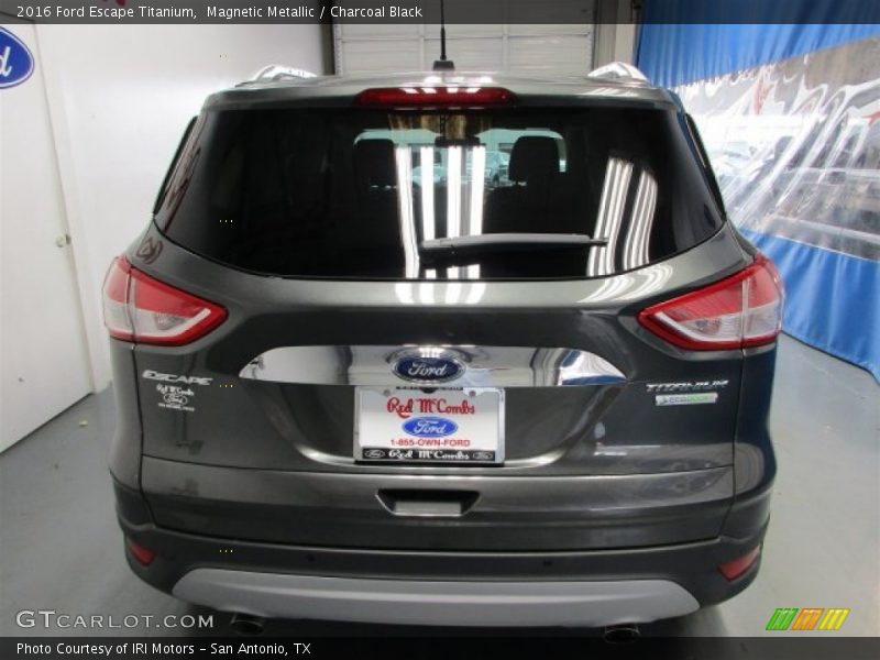 Magnetic Metallic / Charcoal Black 2016 Ford Escape Titanium