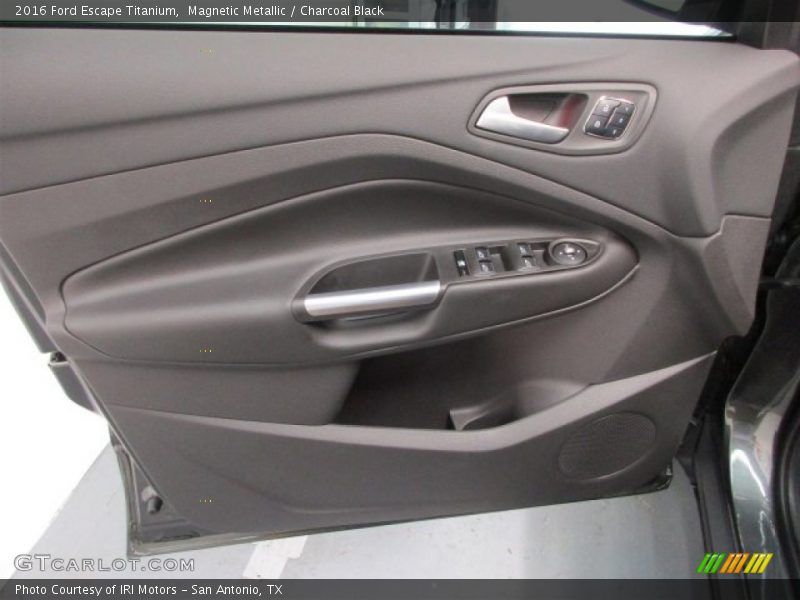 Magnetic Metallic / Charcoal Black 2016 Ford Escape Titanium