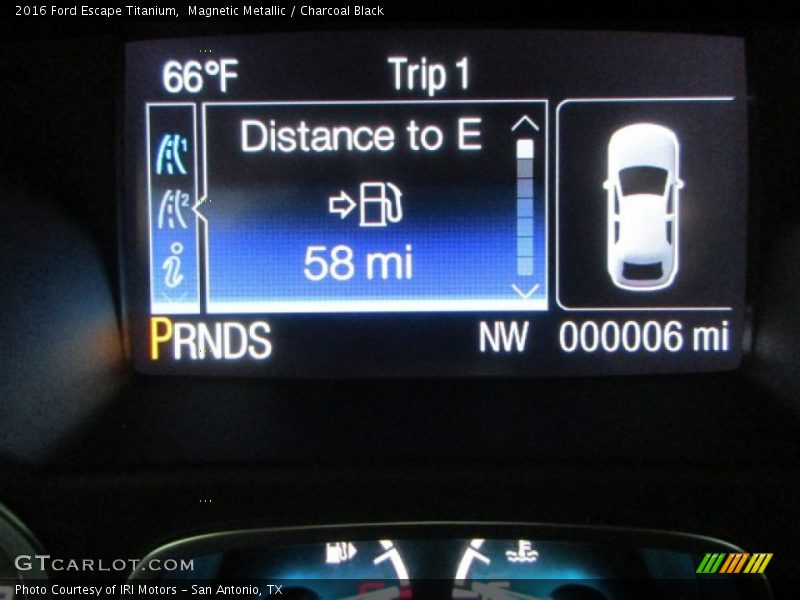 Magnetic Metallic / Charcoal Black 2016 Ford Escape Titanium