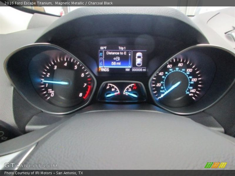Magnetic Metallic / Charcoal Black 2016 Ford Escape Titanium