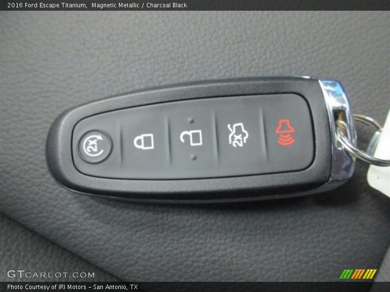 Magnetic Metallic / Charcoal Black 2016 Ford Escape Titanium