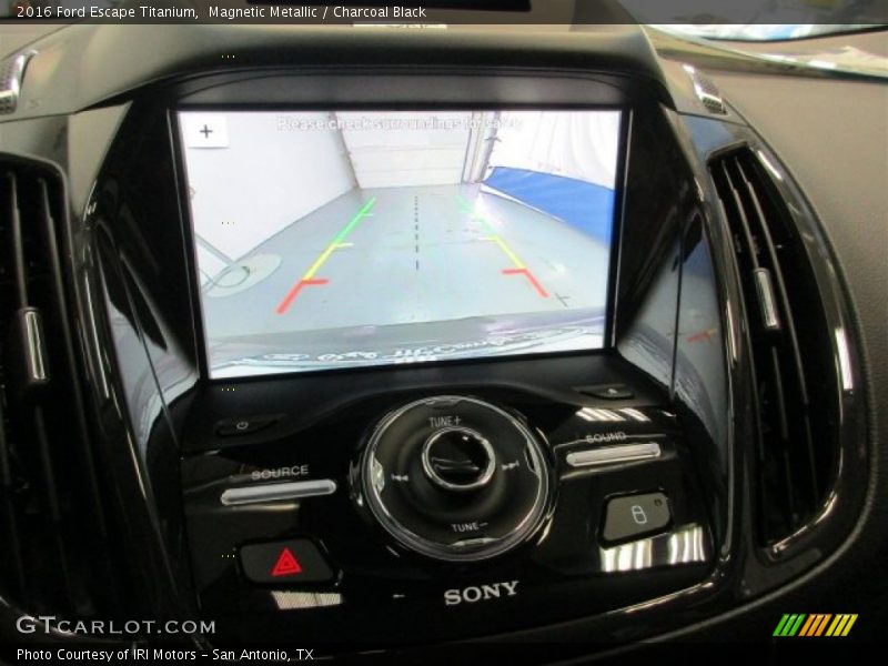 Magnetic Metallic / Charcoal Black 2016 Ford Escape Titanium
