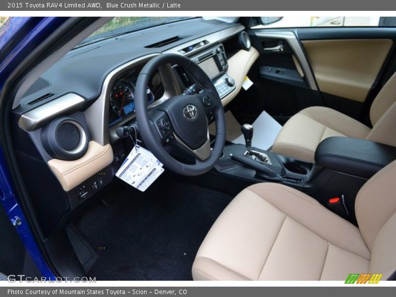  2015 RAV4 Limited AWD Latte Interior