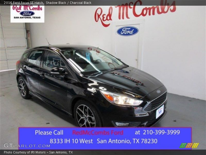 Shadow Black / Charcoal Black 2016 Ford Focus SE Hatch