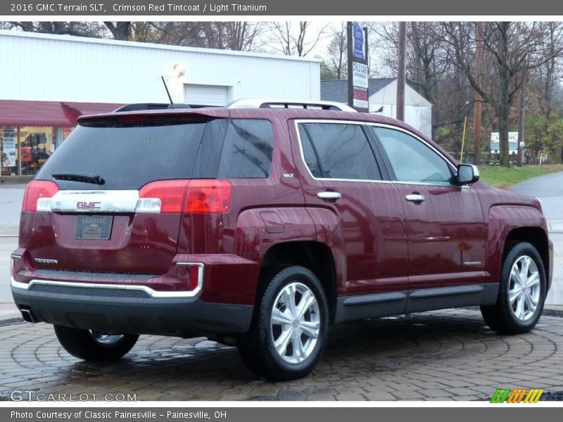 Crimson Red Tintcoat / Light Titanium 2016 GMC Terrain SLT