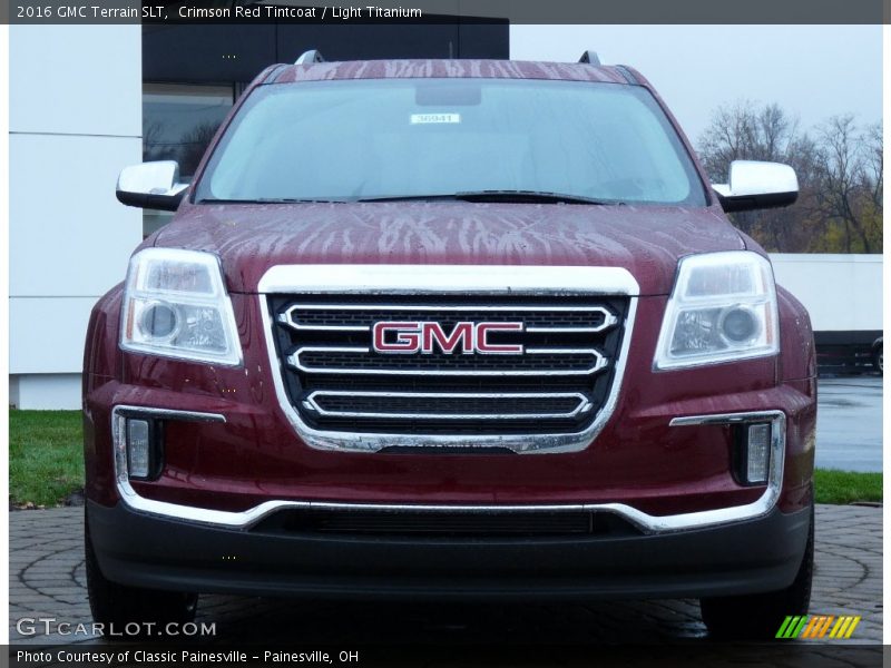 Crimson Red Tintcoat / Light Titanium 2016 GMC Terrain SLT