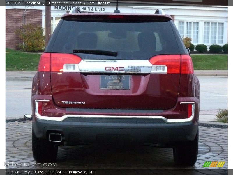 Crimson Red Tintcoat / Light Titanium 2016 GMC Terrain SLT