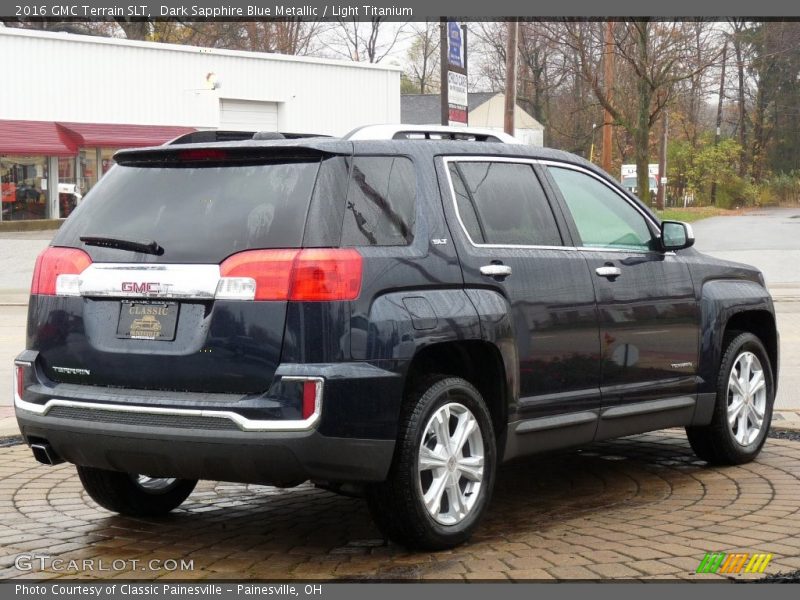 Dark Sapphire Blue Metallic / Light Titanium 2016 GMC Terrain SLT
