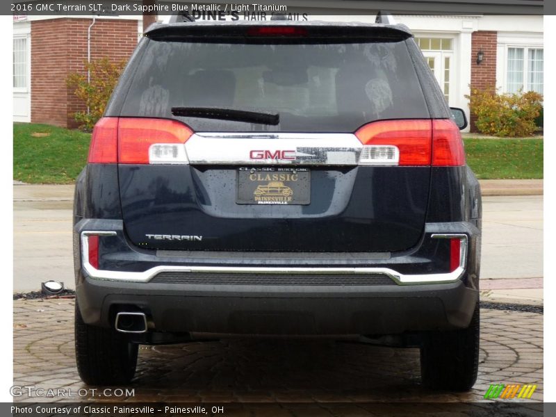 Dark Sapphire Blue Metallic / Light Titanium 2016 GMC Terrain SLT
