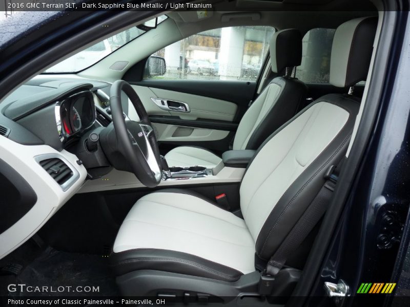 Dark Sapphire Blue Metallic / Light Titanium 2016 GMC Terrain SLT