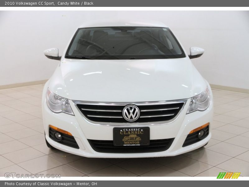Candy White / Black 2010 Volkswagen CC Sport