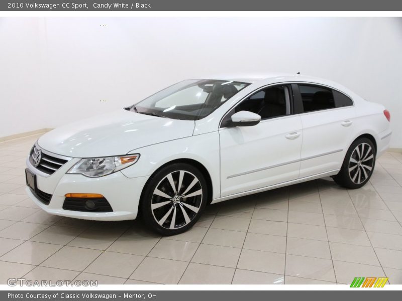 Candy White / Black 2010 Volkswagen CC Sport