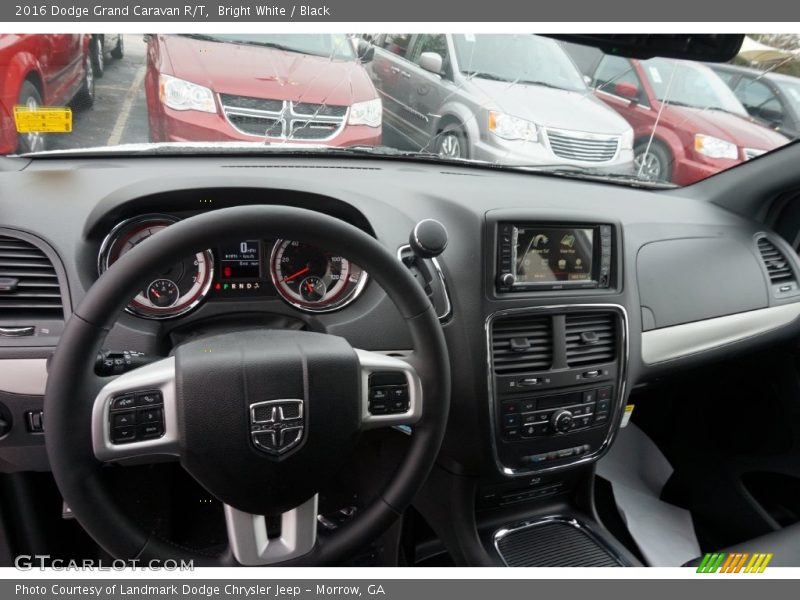 Bright White / Black 2016 Dodge Grand Caravan R/T