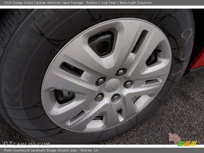 Redline 2 Coat Pearl / Black/Light Graystone 2016 Dodge Grand Caravan American Value Package