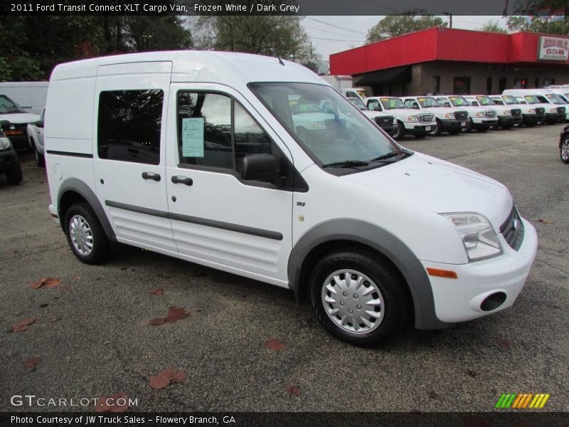 Frozen White / Dark Grey 2011 Ford Transit Connect XLT Cargo Van