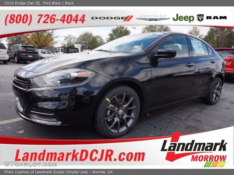 Pitch Black / Black 2016 Dodge Dart SE