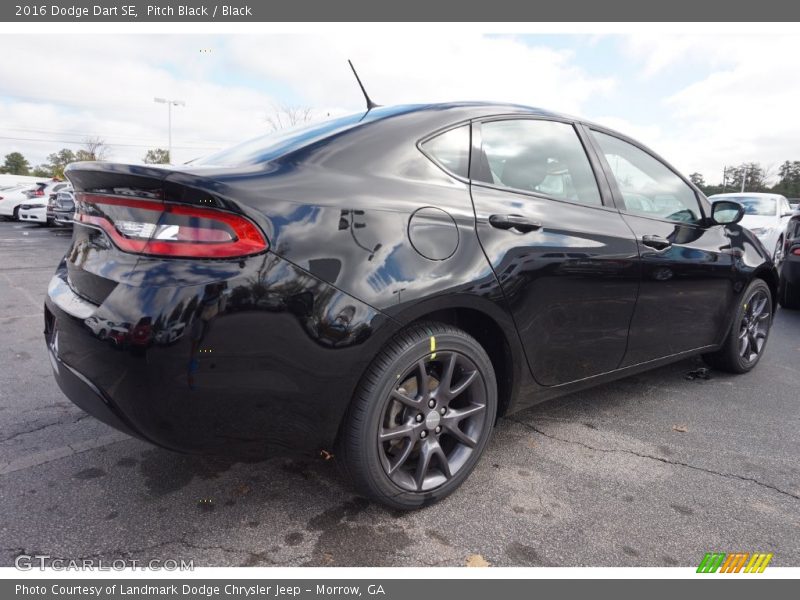 Pitch Black / Black 2016 Dodge Dart SE