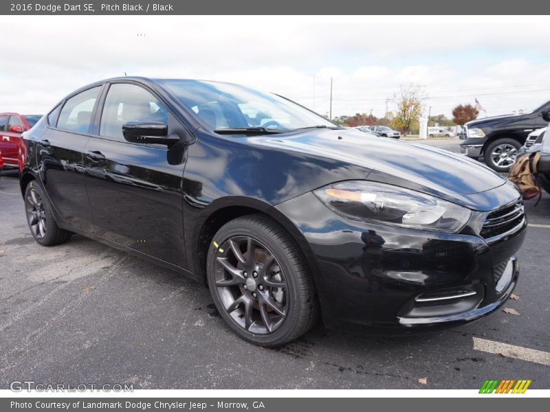Pitch Black / Black 2016 Dodge Dart SE