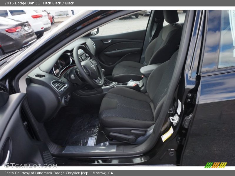 Pitch Black / Black 2016 Dodge Dart SE
