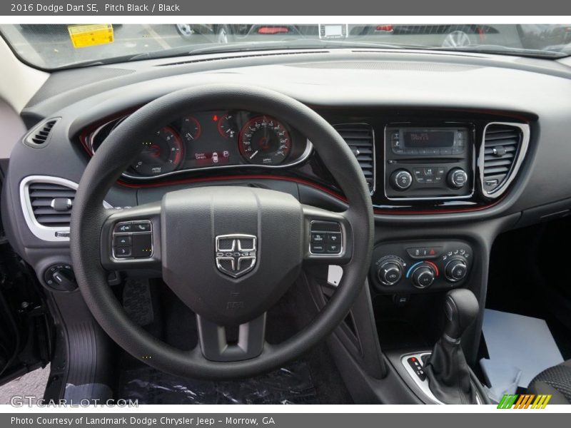 Pitch Black / Black 2016 Dodge Dart SE