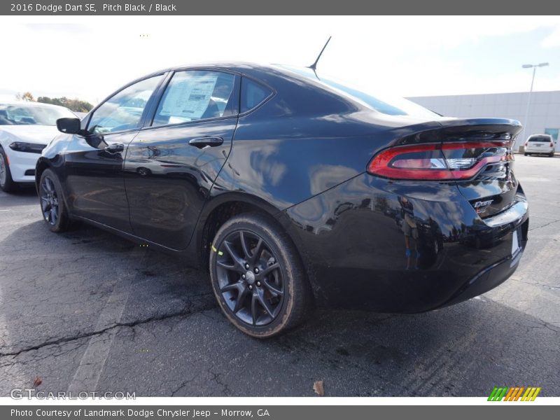 Pitch Black / Black 2016 Dodge Dart SE