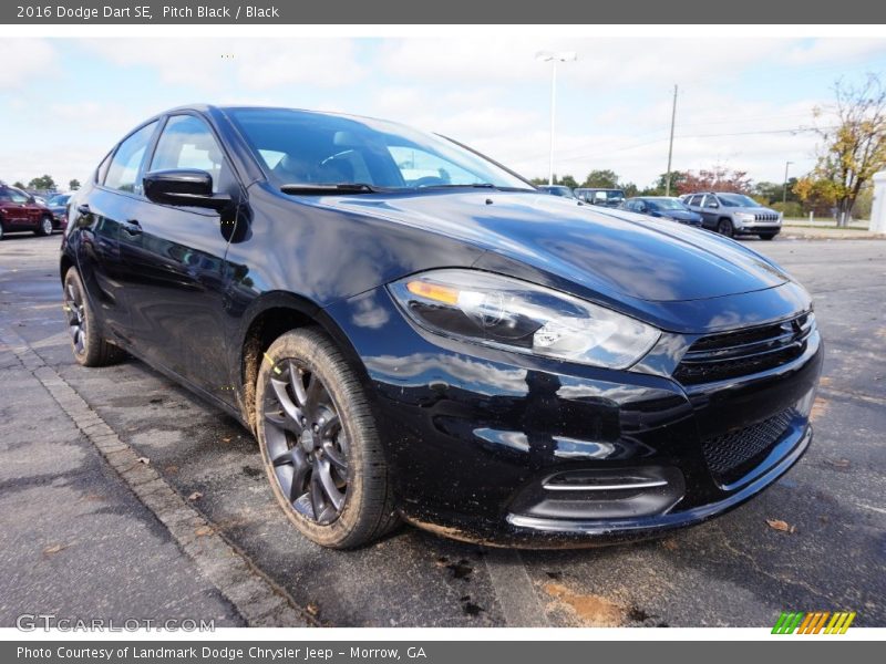 Pitch Black / Black 2016 Dodge Dart SE