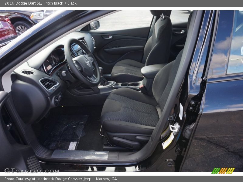 Pitch Black / Black 2016 Dodge Dart SE