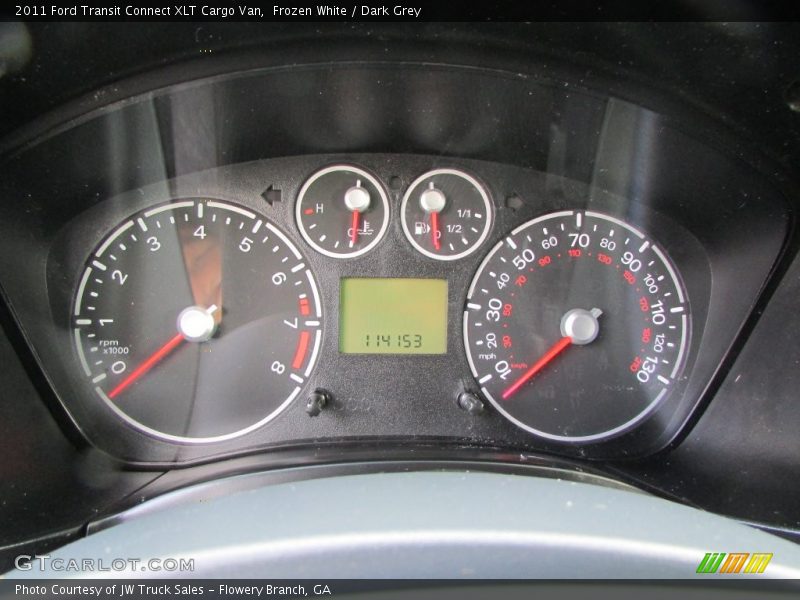 Frozen White / Dark Grey 2011 Ford Transit Connect XLT Cargo Van