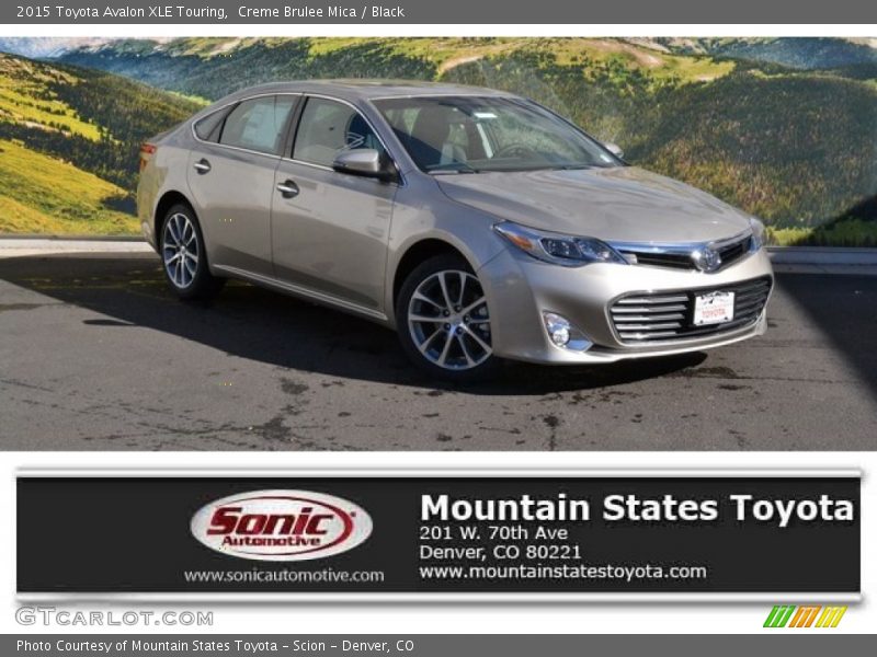 Creme Brulee Mica / Black 2015 Toyota Avalon XLE Touring