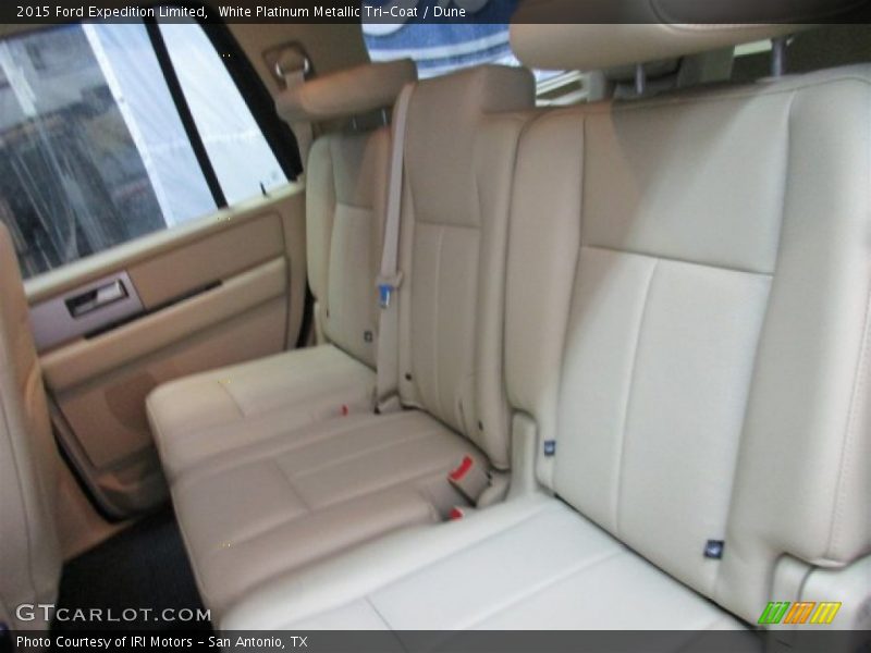 White Platinum Metallic Tri-Coat / Dune 2015 Ford Expedition Limited