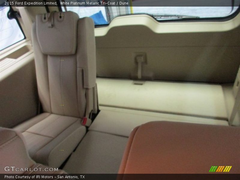White Platinum Metallic Tri-Coat / Dune 2015 Ford Expedition Limited