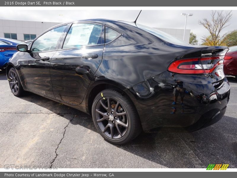 Pitch Black / Black 2016 Dodge Dart SE