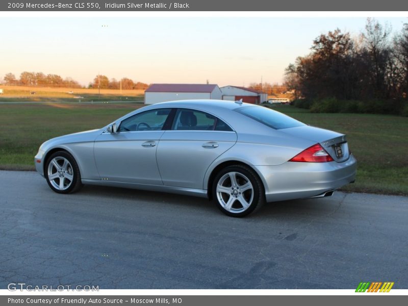 Iridium Silver Metallic / Black 2009 Mercedes-Benz CLS 550