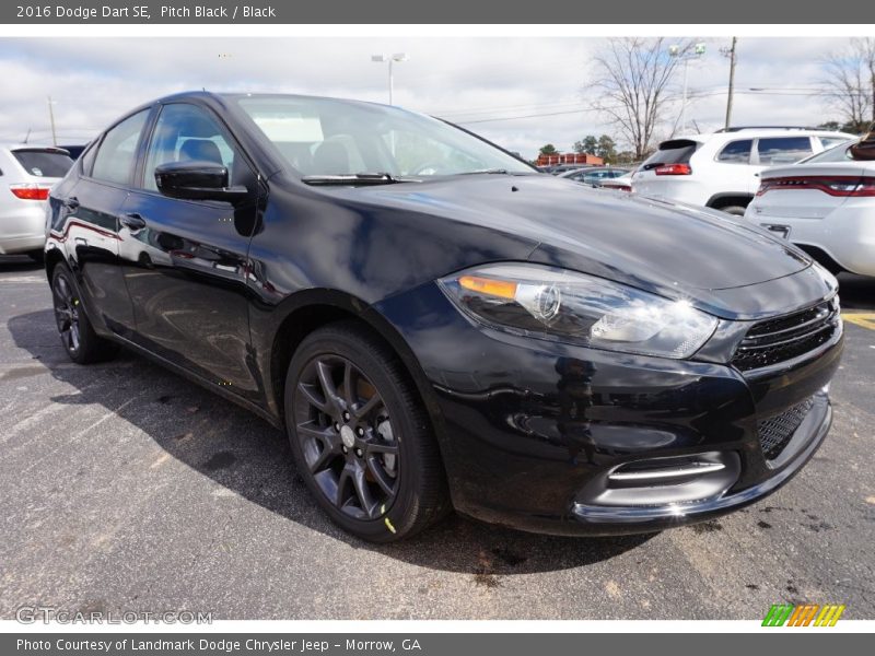 Pitch Black / Black 2016 Dodge Dart SE