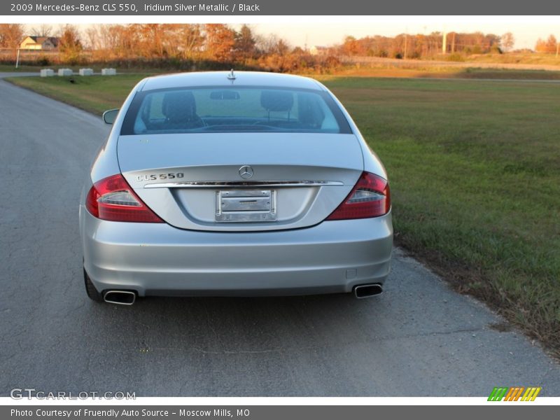 Iridium Silver Metallic / Black 2009 Mercedes-Benz CLS 550