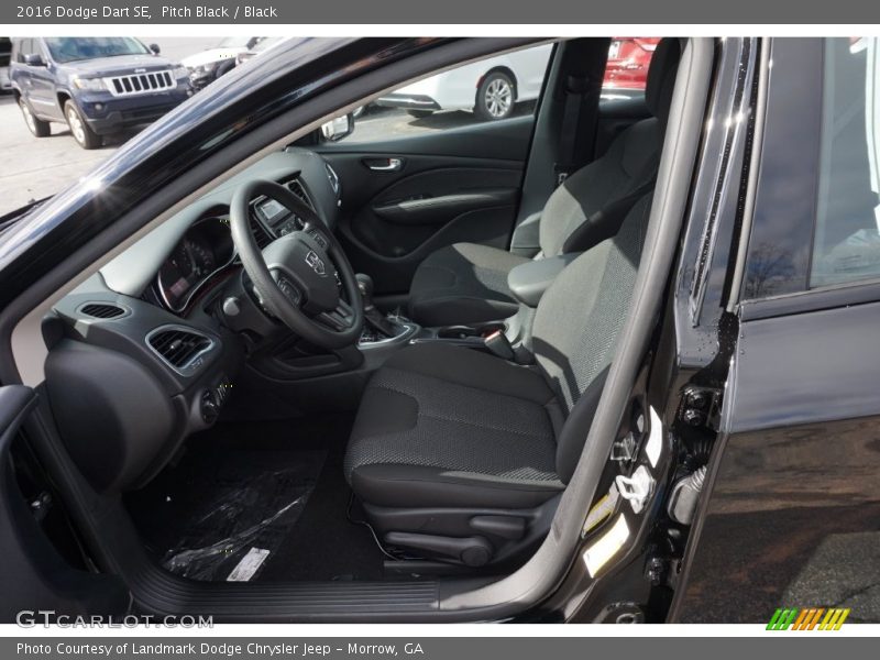 Pitch Black / Black 2016 Dodge Dart SE