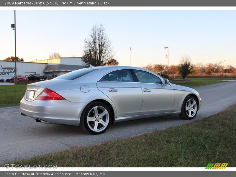 Iridium Silver Metallic / Black 2009 Mercedes-Benz CLS 550