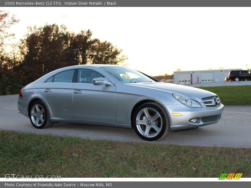 Iridium Silver Metallic / Black 2009 Mercedes-Benz CLS 550