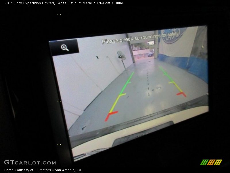 White Platinum Metallic Tri-Coat / Dune 2015 Ford Expedition Limited